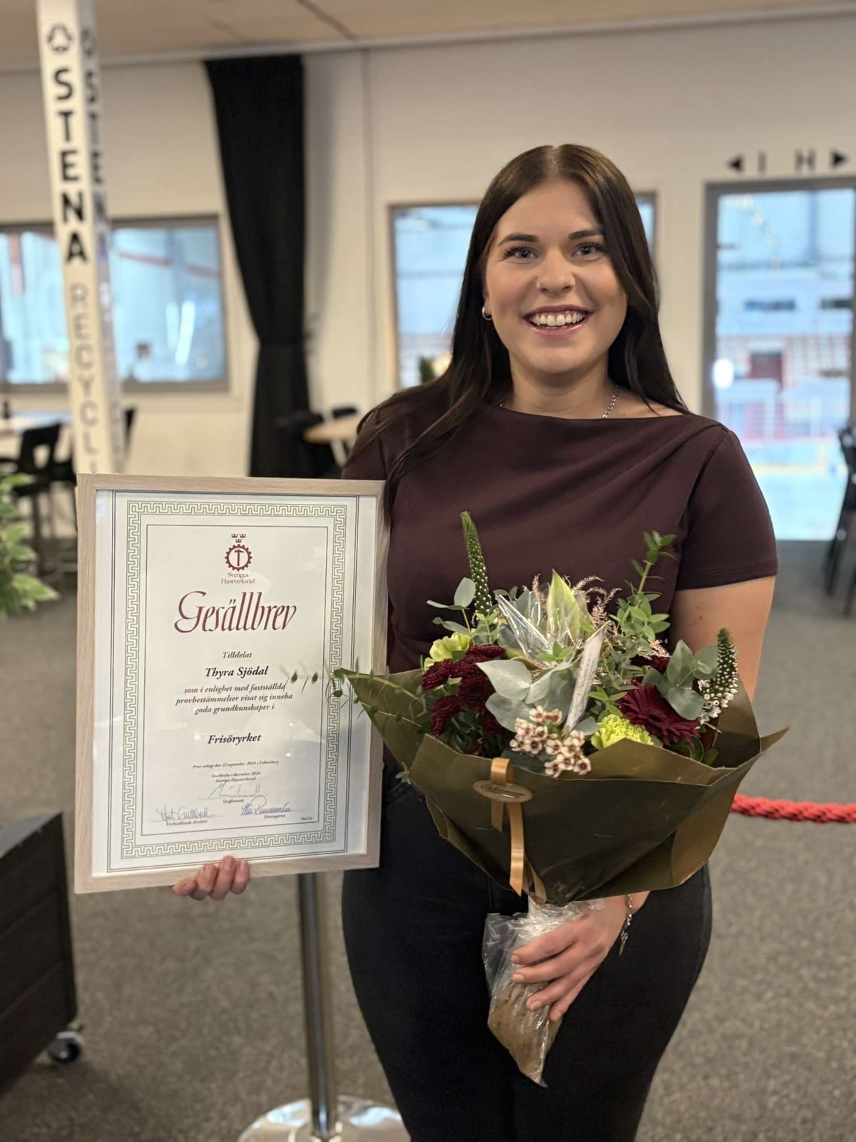 Thyra Sjödal firar sitt gesällbrev
